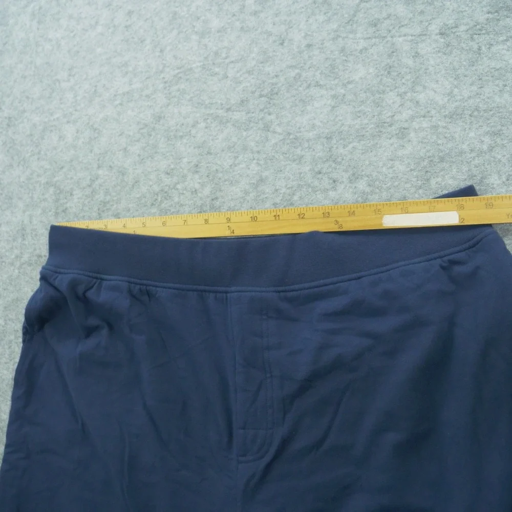 Dude Robe Pants Mens  Extra Large Blue French Terry Cloth Lounge Sleepwear New